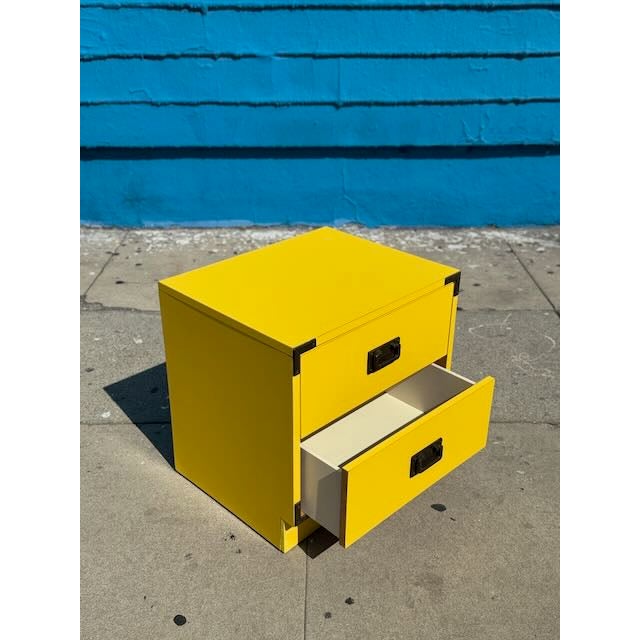 Morris & Co. 1960's Colormates Style Yellow Chest of Drawers For Sale - Image 4 of 13