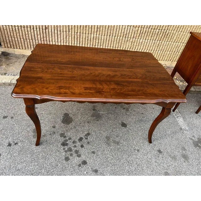 Mid 20th Century Vintage French Provincial Style Cherry Dining Table by ...