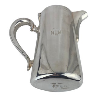 Vintage Plated Silver Pitcher For Sale