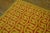 1950s Orange Yellow Modern Vintage Art Deco European Rug 4' X 6'2 Handknotted Wool Carpet For Sale - Image 10 of 18