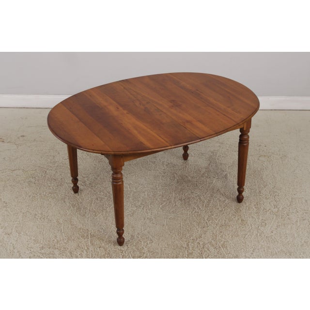 Age: C.1962 Details: Cherry Fine Carved Details High Quality Construction Traditional Style Fluted & Turned Legs Offered @...