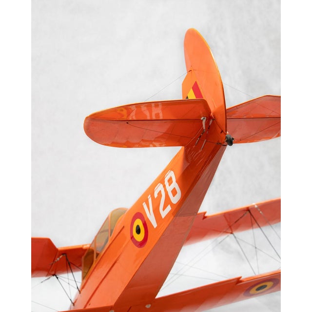 Large Vintage Stampe SV.4 Biplane Airplane Model, 1980s For Sale - Image 13 of 16