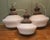 Large Industrial Ceiling Lights with Glass Shades, 1930s, Set of 4 For Sale - Image 6 of 8
