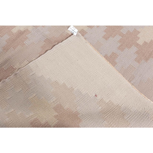 Vintage Scandinavian Beige Handmade Wool rug Size: 6'2" × 8'10" (187 × 269 cm) A serene embodiment of Nordic design...