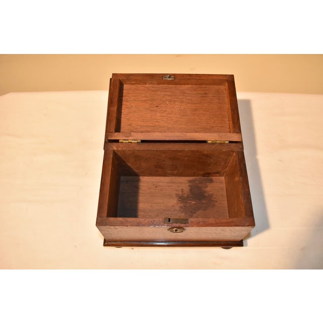 Early 19th Century English Walnut Box For Sale - Image 9 of 9