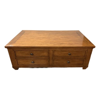 Ethan Allen Map Coffee Table For Sale