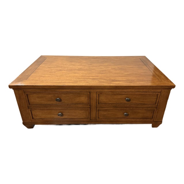 Ethan Allen Map Coffee Table For Sale
