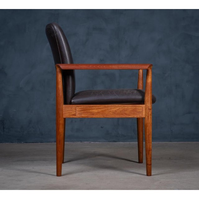 Wood FD 901 Diplomat Armchair in Teak by Finn Juhl for France & Søn, 1961 For Sale - Image 7 of 11