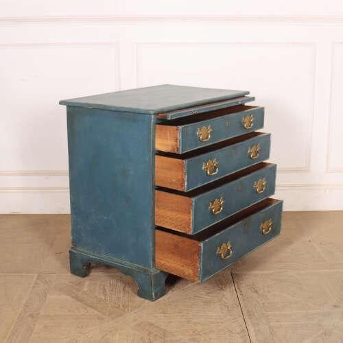 Wood English Painted Chest of Drawers For Sale - Image 7 of 9