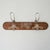 Wood and metal coat rack, circa 1930. By unknown manufacturer. (France). In original condition, with wear consistent of...