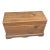 1970s Small Wooden Rustic Style Storage Trunk For Sale