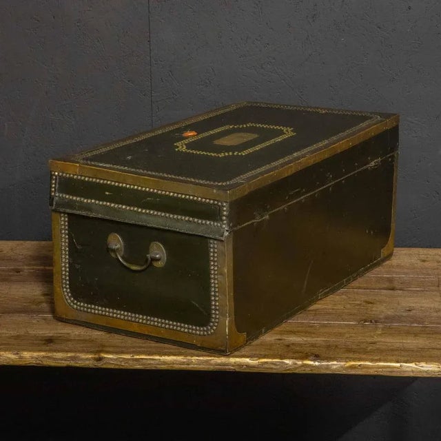 Early 19th Century Coaching Trunk For Sale - Image 6 of 11