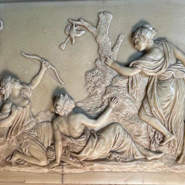 F. Barbedienne Foundry Marble Dust and Resin Reproduction of Diana and Her Nymphs by Ferdinand Barbedienne, Paris, 1859 For Sale - Image 4 of 9