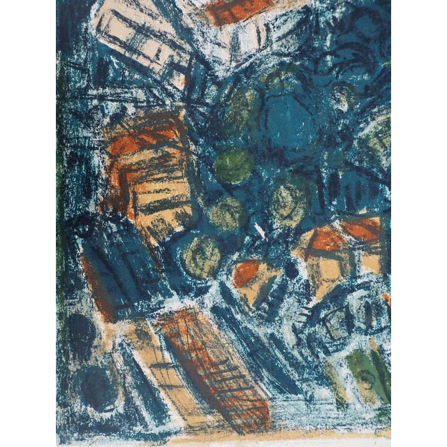 André Cottavoz, the Green Greenhouses of the South (vallauris), 1973, Original Lithograph For Sale - Image 6 of 9