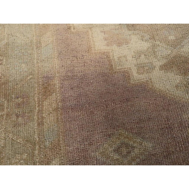 Rustic Galerie Shabab Collection Early 20th Century Turkish Oushak Throw Rug For Sale - Image 3 of 6