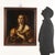 Oil on canvas, applied to a wooden plaque. The Saint is depicted in the foreground, half-length: the naked torso of the...