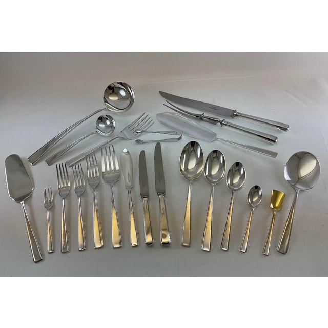 1980s Complete European Cutlery Set for 12, Including Fish Eaters & Serving Pieces 144 Pieces. For Sale - Image 14 of 18