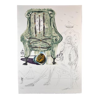1970s Dali Imaginations & Objects of the Future Breathing Pneumatic Armchair Hand Sign For Sale