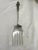 Silver Antique Large Silver Plate Fork - Made in England For Sale - Image 8 of 8