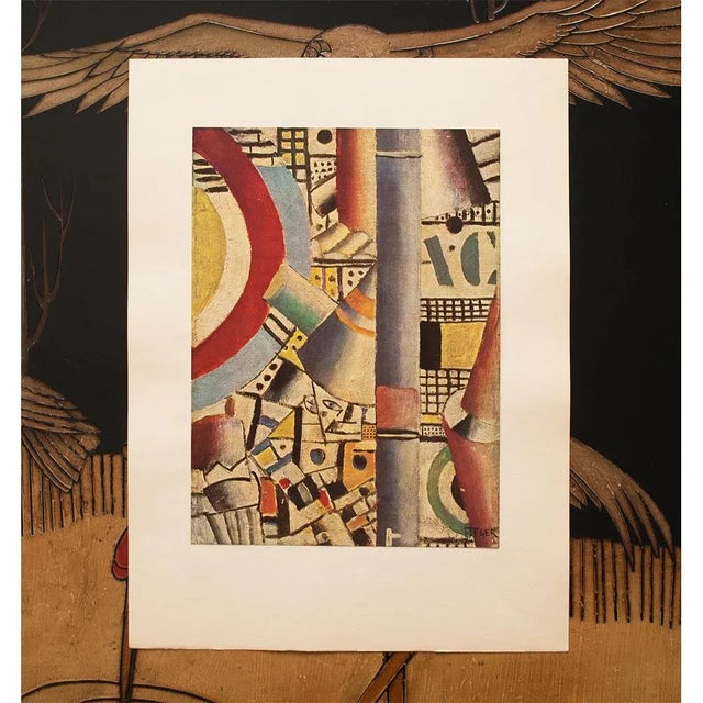 Abstract 1947 After Fernand Léger "Clowns", Original Period Parisian Lithograph For Sale - Image 3 of 8