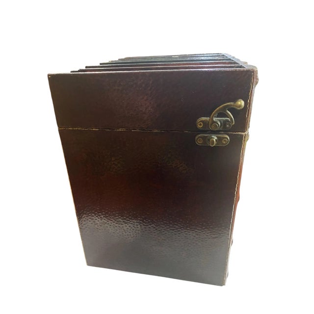 1990s Vintage Wooden Box for Decoration in the Shape of Books, With Lid For Sale - Image 5 of 7