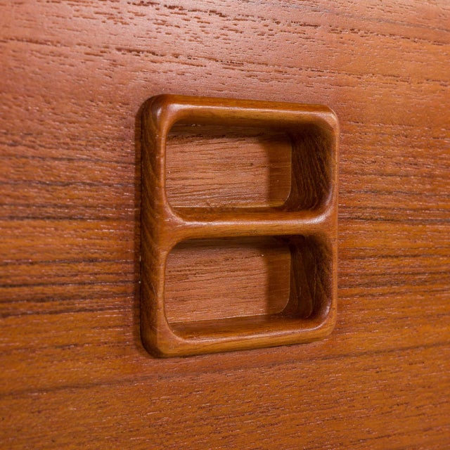 Vintage Danish Teak Wall Unit with a Desk, 1960s For Sale - Image 16 of 17