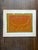 1960’s original pop art folk art serigraph silk screen laid on matboard in the style of Corita Kent. Measures 21.5x18...
