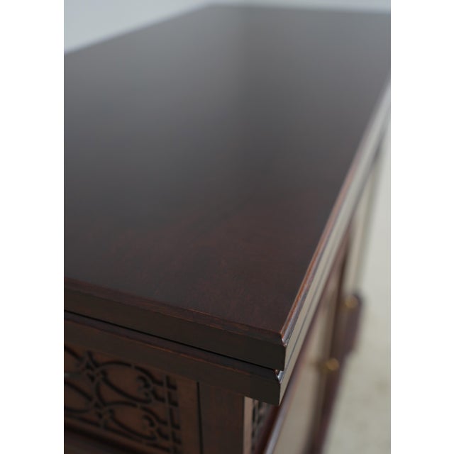 Henkel Harris Mahogany Flip Top Server For Sale - Image 14 of 18