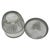 Vintage Clear Glass Lidded Vanity Jar With Ribbed Base For Sale - Image 9 of 12