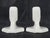Traditional Pair of Vintage European White Ceramic Towel Bar Brackets For Sale - Image 3 of 7