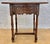 Antique Castilian Walnut Side Table with One Carved Drawer For Sale - Image 13 of 14