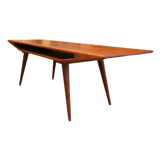 Vintage Danish Coffee Table in Teak by Omann Jun, 1950s For Sale