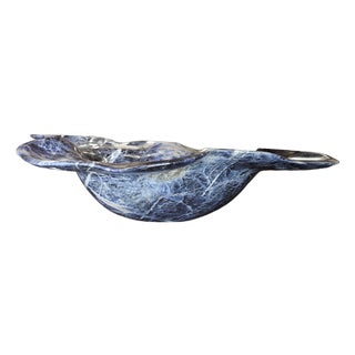Stunning Blue Sodalite Stone Bowl For Sale