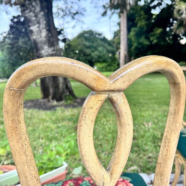 Vintage Rococo Style Wooden Floral Needlepoint Dining Chairs - Set of 4 (No Captain Chair) For Sale - Image 11 of 12