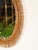Wood Organic Oval Mirror in Bamboo, Rattan and Wicker by Franco Albini, Italy, 1960s For Sale - Image 7 of 11