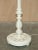 Painted Floor Lamp with Vintage Floral Shade For Sale - Image 3 of 9