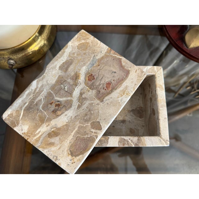 Italian Italian Marble Box For Sale - Image 3 of 4