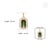 5.5ct Emerald Cut Green Tourmaline & Baguette Diamond Pendant in 14k Yellow Gold For Sale - Image 9 of 12