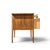 Broyhill Brasilia Broyhill Brasilia Mid Century Walnut and Brass Desk For Sale - Image 4 of 11