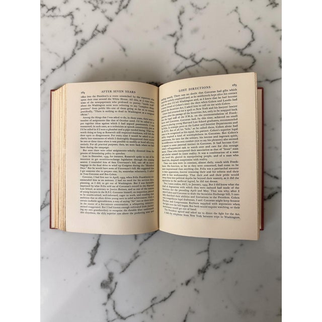 Red 1939 Author Signed and Dated Hardcover Book Raymond Moley After Seven Years For Sale - Image 8 of 15