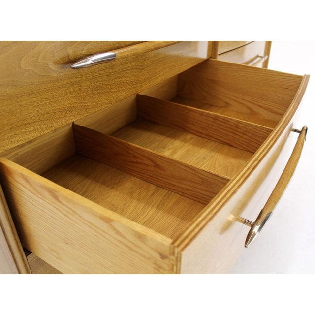 Gibbings Widdicomb Mid Century Modern Dresser Credenza Light Walnut For Sale - Image 10 of 10