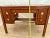 Brown Antique Mission Arts and Crafts Library Desk, Drawer, Tiger Oak, Side Shelves For Sale - Image 8 of 12