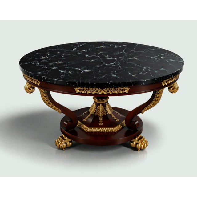 Age: Approx: 20 Years Old Details: Gorgeous Gold Gilt Details High Quality Construction Brass Or Malu Trim Large...