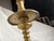 Metal Pair of 19th Century Spanish Baroque Style Brass Candlesticks - 14.5" H For Sale - Image 7 of 12