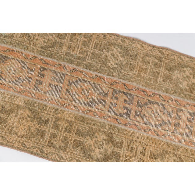 1950s Mid 20th Century Oushak Anatolian Wool Runner For Sale - Image 5 of 10