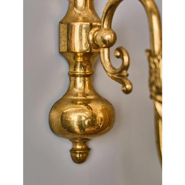 2000 - 2009 Dutch Wall Lamp in Brass For Sale - Image 5 of 8