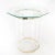 Charles Hollis Jones Lucite, Brass and Glass Side Table For Sale - Image 11 of 13
