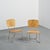 Pair of "Alu-Flex" chairs by Swiss designer Armin Wirth. Originally designed for a school, these chairs are stackable:...