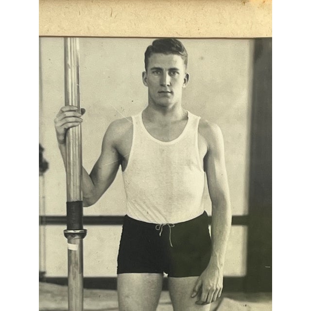 American Vintage Original Photo of Crew Captain 1930 For Sale - Image 3 of 4
