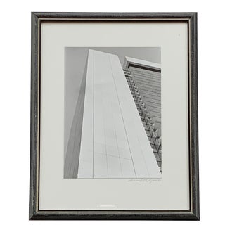 Framed 1980s Abstract Black and White Photograph For Sale
